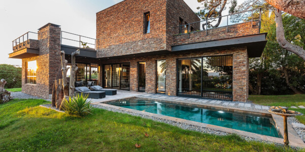 Detached house by the sea